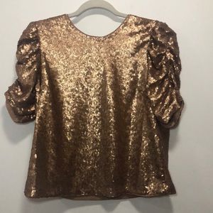 Sequin Abercrombie and Fitch top